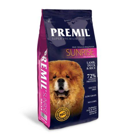 Premil Sunrise 23/14 – с агнешко месо и ориз 15кг