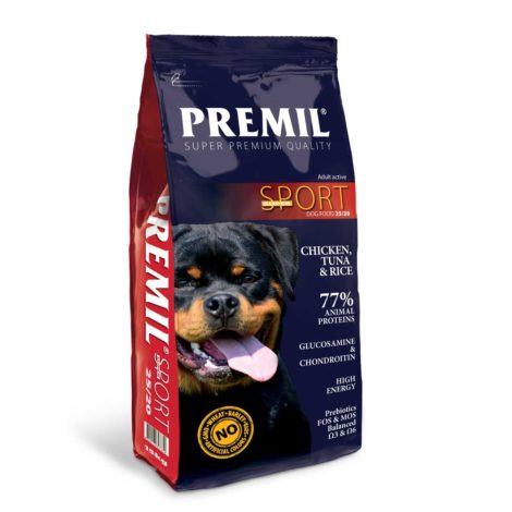 Premil Super Sport 25/20 – с пилешко и патешко месо 15кг