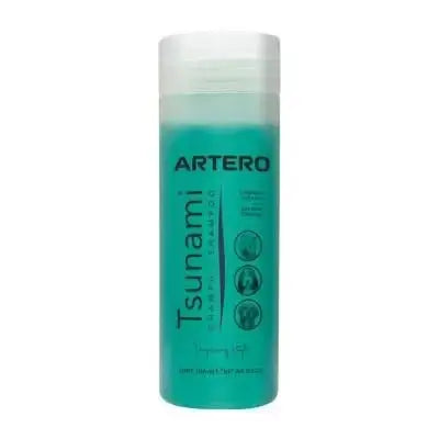 ARTERO Tsunami shampoo 100 ml, effective degreaser and deodorizer for pet fur, featuring key ingredient vinegar.