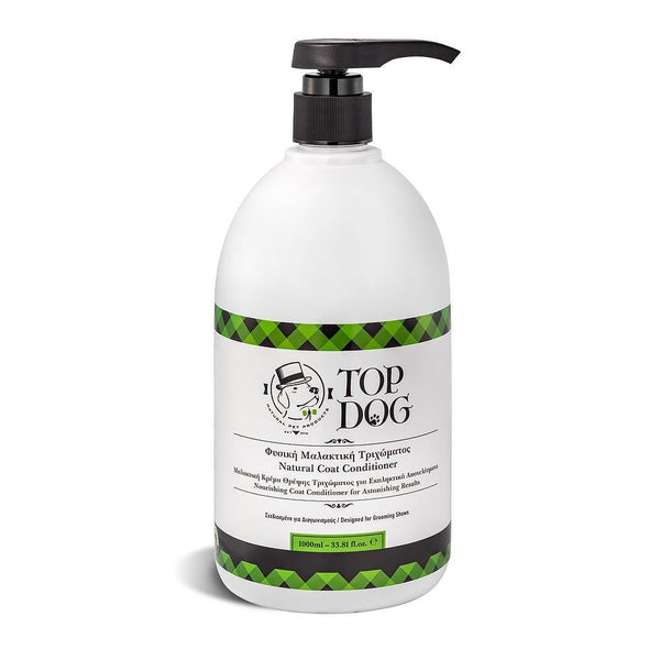 Балсам Top Dog за козина 1 LT, натурален балсам за хидратация и подхранване на козината.