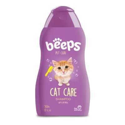 BEEPS Cat Care Shampoo 502.75 ml, gentle cleansing for cats with a conditioning effect, ideal for softening fur.