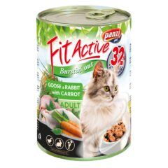 FitActive Гъска и заек 415g. – Пълноценна мокра храна за котки
