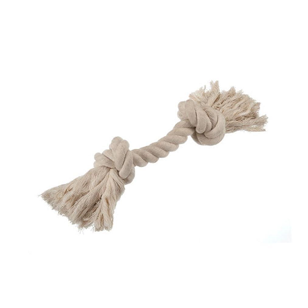 Играчка въже от 100% памук за кучета, идеална за дъвчене и почистване на зъбите.