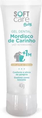 SOFT CARE BABY дентален гел 40гр за кученца и котенца, осигурява комфорт при никнене на зъби.
